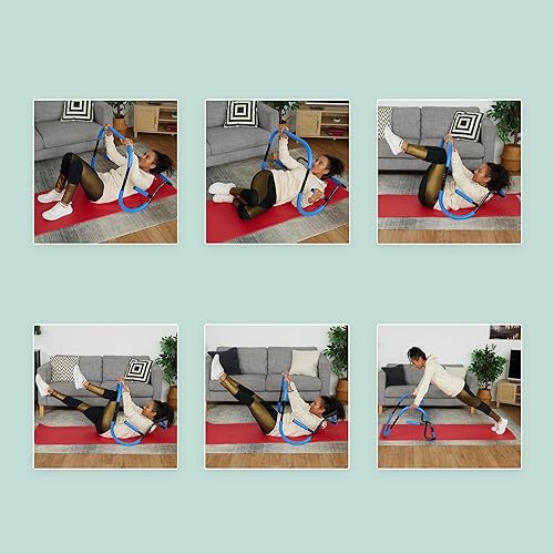 Relaxdays Appareil abdominaux, pour s’entraîner chez soi de manière Efficace, HxLxP : 68,5 x 69 x 65 cm, Bleu et Noir - Nail Gallerys