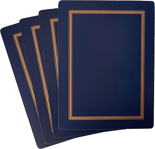 Pimpernel Lot de 4 Sets de Table en MDF avec Dos en liège Multicolore 40,1 x 29,8 cm - Nail Gallerys