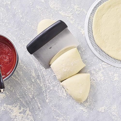 Paderno Raclette Coupe-pâte - 15cm x 7,5cm - INOX Coupe-pâte - Nail Gallerys