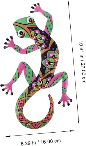 POPETPOP 2Pièces Pendentifs Forme De Gecko Lot De Sculptures Colorées Pour Décoration Intérieure Et Extérieure Ornements Pour Jardin Et Maison - Nail Gallerys
