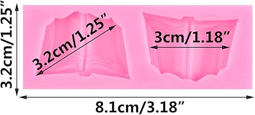 XMOLDNMS Moules à fondant en silicone pour décoration de gâteaux, cupcakes, bonbons, chocolat, pâte polymère - Nail Gallerys