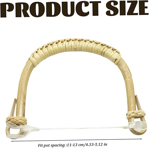 Abibiocy Téapot Remplacement en Forme de rotin Naturel Handle de théière Chinoise Anti-étal - Nail Gallerys