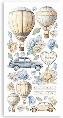 Stamperia - Paper Cut Outs for Scrapbooking, Albums, Card Making, Bullet Journalling and More, Acid Free, Double Sided, 4 Sheets, Perfect for Hobbies, Crafts, and Gifting (Timeless) - Nail Gallerys