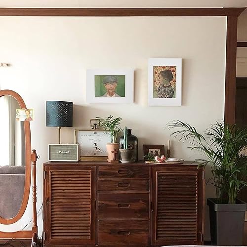 duisoad 10 Pcs Passepartout Carton, Cadre Photo Carton Blanc Cadre Photo pour Photos, L'artisanat, Les Travaux de Photographie - Nail Gallerys