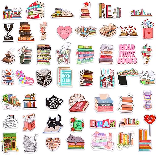 Lot de 150 autocollants de lecture de livre, autocollants graffiti en vinyle imperméable avec mots positifs pour étudiants, enseignants, bouteille d'eau, ordinateur portable, scrapbooking, journal - Nail Gallerys