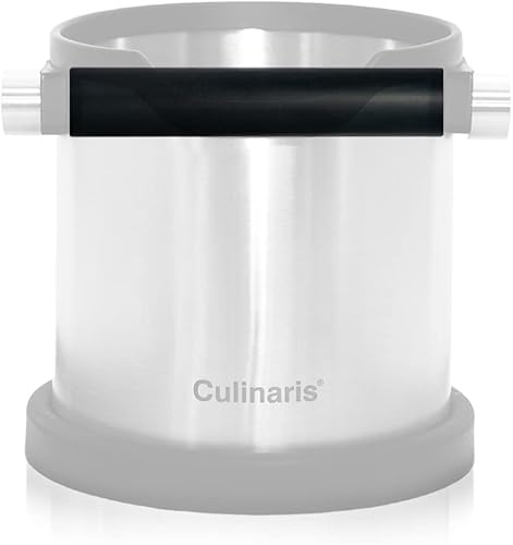 Culinaris Barre de frappe pour expresso Coffee Knock Box en acier inoxydable - Nail Gallerys