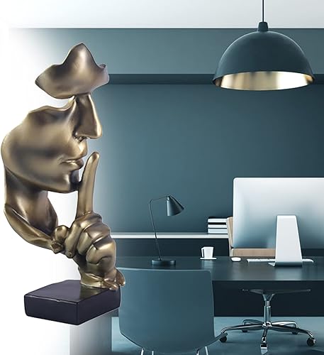 WMLBK Sculpture abstraite minimaliste moderne, décoration artisanale salon armoire à vin chambre à coucher, bureau décoration de chambre 28,5 x 11 x 10 - Nail Gallerys