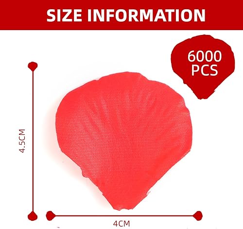 6000 petale de Rose Rouge pour déco Romantique, Mariage, Anniversaire, Saint-Valentin. Petales de Rose, petale de Fleur sechees Mariage, Fleurs aux pétales d'or, Fleur aux petales d'or incluses. - Nail Gallerys