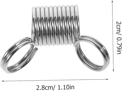 DOITOOL 6 Pièces Supplies de bijoux Bricolage bouchon de bijoux artisanat pour faire Perles Ressort anti-chute Stoppeur bijouterie petit ressort pour la fabrication de bijoux Métal - Nail Gallerys