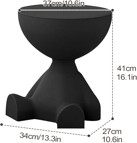 dzqad Tables d'appoint Salon, Tables d'appoint - Table Basse Petite Table Ronde,Table d'appoint de canapé, Table de Chevet créative pour la Maison, la Chambre à Coucher, Le Salon, Le Balcon - Nail Gallerys