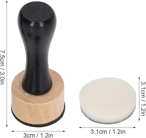 Mini Outil de Mélange d'encre, 3x7,5cm Outil de Mélange de Peintures à L'encre avec 2 Poignées 14 éponges Rondes, Mélange d'encre de Production Bricolage pour Scrapbooking Artisanat Peinture Dessin - Nail Gallerys