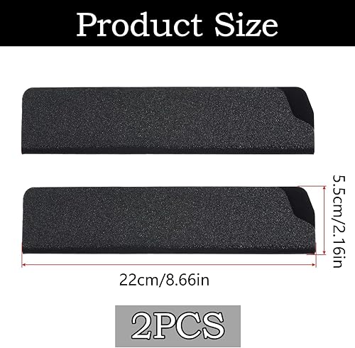 2 Pièces Protège-Bords de Couteau, Couvercle de Couteau en Plastique, Protecteur de Couvercle de Lame Universel, Gaines de Couteau en Plastique, Protège-Couteau Étanche, pour Couteaux de Rangement - Nail Gallerys