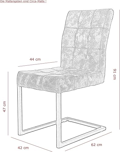 Hela Tische, Donna Banc De Salle À Manger, Avec Dossier, Revêtement Softex D’aspect Rétro Marron, Pieds Métalliques En X Anthracite, 140 x 61 x 93 cm - Nail Gallerys