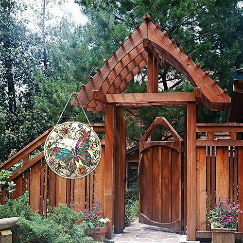 Diamond Painting Guirlande 5D DIY Papillon Diamond Painting Pendentif DIY Diamant Art Pendentif Peinture à Suspendre Papillon pour Fenêtre, Mur, Entrée, Jardin, Décoration - Nail Gallerys