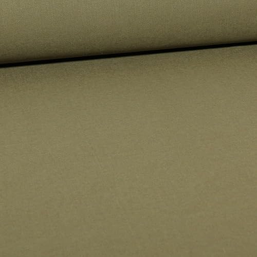 Tissu Coton uni Vert Kaki - par 50 cm - Nail Gallerys