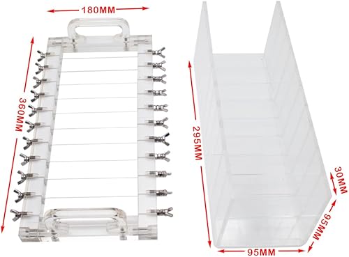 Toplionace Ensembles de Coupe-savon Faits à la Main en Acrylique Bricolage, Couteau à Ficelle Professionnel pour Savon à Main Rectangulaire Faisant Des Outils de Fournitures - Nail Gallerys