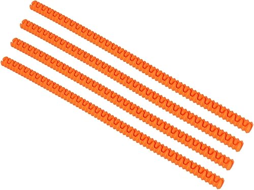 Bandes de protection des bords de grille de four en silicone résistant à la chaleur pour une manipulation sûre (gris) - Nail Gallerys