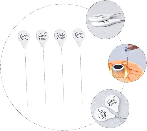 LIFKOME Aiguille de Test de 4 Pièces Aiguille de Test de Gâteau Brochette de Testeur de Gâteau Outil de Cuisson pour Un Usage Domestique - Nail Gallerys