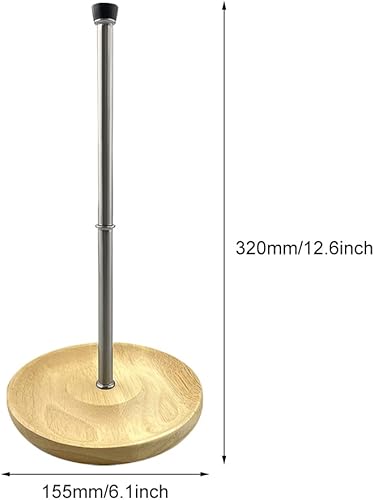 Support pour carafe à vin, égouttoir à carafe 2 en 1 avec base en bois pour un séchage rapide Support pour carafe à vin avec tête en silicone - Nail Gallerys