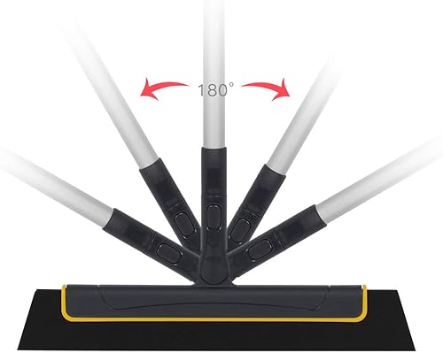 Yocada Balai à raclette de Sol Parfait pour Douche Salle de Bain Cuisine Maison Nettoyage en Mousse d’Eau Longue poignée Amovible réglable 51in - Nail Gallerys