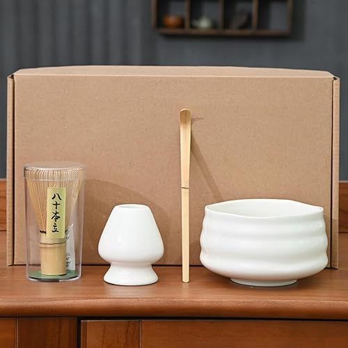 CAPIJIONG Ensemble de bols à matcha japonais en céramique, vaisselle simple et personnalisée – un ensemble de poudre de matcha - Nail Gallerys