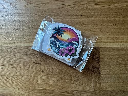 Autocollant 50 Pièces Stickers Vacances, Autocollant Vinyle Impermeable, Stickers pour Skateboard Scrapbooking Pc Ordinateur Portable Valise Telephone MacBook Bouteille Tablette Journal Guitare etc - Nail Gallerys