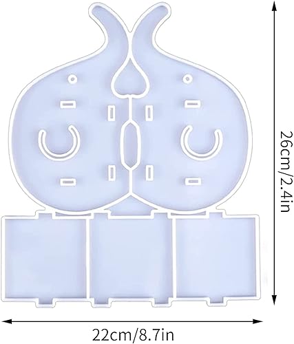 Moules en Résine Porte-crayon Eléphant avec Support de Téléphone, Silicone Moules pour Porte-stylo Fabrication, DIY Moule Résine Epoxy de Porte-Stylo Eléphant pour Eléphant Stylo Support Moulage - Nail Gallerys