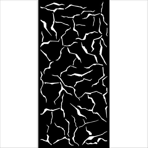 Stamperia Pochoirs épais pour scrapbooking, albums, cartes, bullet journaux, etc. Matériau flexible, facile à nettoyer, parfait pour les loisirs, les travaux manuels et les cadeaux (Golden Harmony - Nail Gallerys