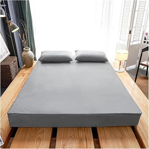 L6NqIAG Housse de Matelas imperméable avec Fermeture éclair, Drap-Housse matelassé Tout Compris sur Six côtés, King/Queen Housse de Matelas(1,80x190x10cm 1pc) - Nail Gallerys