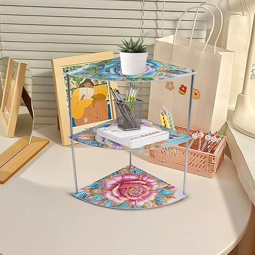 LYEAA Support de rangement pour peinture diamant libellule acrylique à 3 niveaux pour l'organisation de la maison et les projets de bricolage - Nail Gallerys