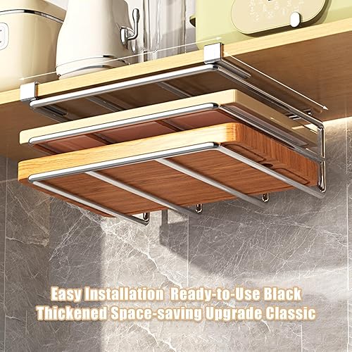 Sous étagère du cabinet, sous support de planche à découper du cabinet - Sous la cabine Stand pour hachingboard,Encombration en acier inoxydable Storage de rangement de rangement de couvercle pour la - Nail Gallerys