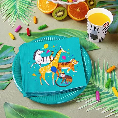 Talking Tables Animal-Napkin Boho Large Paper Cups, Multicolores - Nail Gallerys