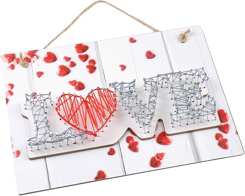 Homéa, Kit String Art Love 28 x H20 cm - Nail Gallerys