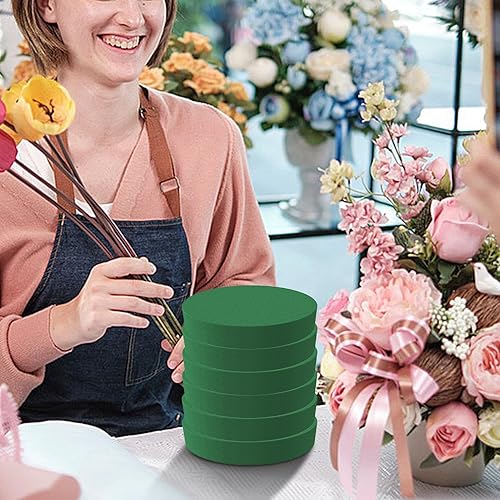 Whnbuij Blocs De Mousse De Fleurs – 6 Pièces De Blocs De Mousse De Fleuriste Humides Et Secs, Blocs De Mousse De Fleurs Vertes | Blocs De Mousse pour Arrangements Floraux Décoratifs De Mariage - Nail Gallerys