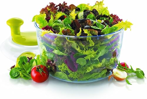 Ibili 783120 Essoreuse à Salade Plastique Blanc/Vert 20 cm - Nail Gallerys