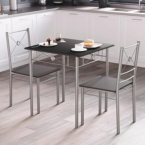 Vida Designs Roslyn Ensemble Table et chaises de Salle à Manger Moderne et Contemporain (Chêne, 2 Places) - Nail Gallerys