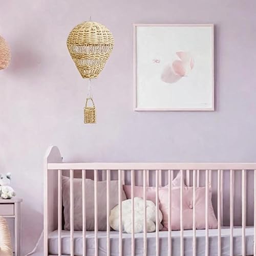 MagiDeal Décor montgolfière de rotin, Artisanat, Photo de décoration de Pendentif Photo pour de la Salle de fête de Mariage - Nail Gallerys