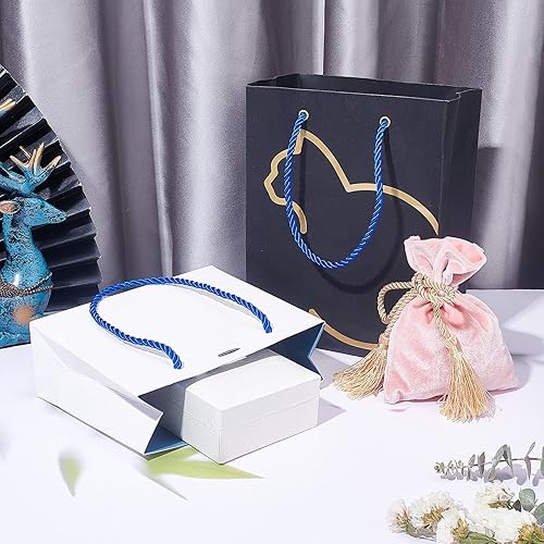 PH PandaHall 18m Cordon tordu doré 5mm Corde d'artisanat Cordon de Polyester à 3 Plis Cordon de FIC décorative Corde Brillante Solide pour Rembourrage,Cravate à Rideau,Cordon de Serrage,Couture - Nail Gallerys