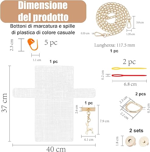 Esshogo Accessoires Pour Sacs à Crochet, Charnières et Accessoires, Kits de Crochet, Accessoires pour sacs à main crochet, Fonds pour sacs - Nail Gallerys