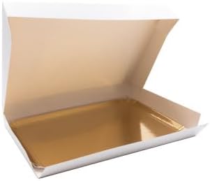 lepetitmitron - 25 Boite traiteur + 25 Plateaux OR - 32x42 - Nail Gallerys