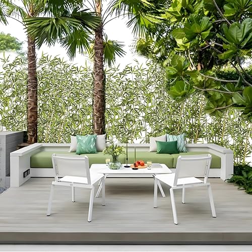 CUXAHO Plante Artificielle Bambou pour Brise Vue Balcon,Brise-Vue pour Balcon pour Exterieur Jardin Terrasse(40 Pack-180cm/5.9ft) - Nail Gallerys