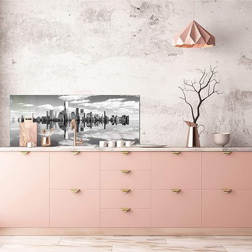 Dosseret en verre - crédence en verre trempé BBS01 - Nail Gallerys