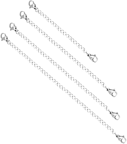 Beatifufu 4Pièces Extension Acier Inoxydable Homard Aux Extrémités pour Fabrication de DIY Longueurs - Nail Gallerys