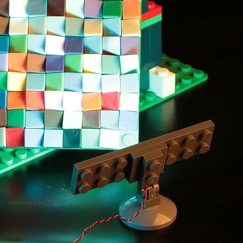 Teddoo kit d'éclairage de 4 blocs montés, projecteur de bloc, pour grands ensembles de blocs, lampe de contour, interface USB - Nail Gallerys