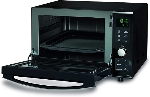 Panasonic NN-DF385MEPG Four à Micro-Ondes Combiné avec Gril, Plateau, 23L, 1000W, 16 Programmes Automatiques, Décongélation Turbo, 6 Niveaux de Puissance, Minuterie, Affichage LED, Argenté - Nail Gallerys