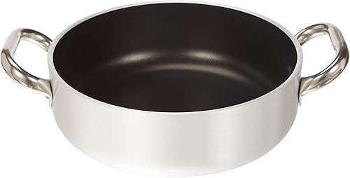 Pentole Agnelli ALSA2106S20 Casserole Basse avec poignées, Aluminium, Argent, 20 cm - Nail Gallerys