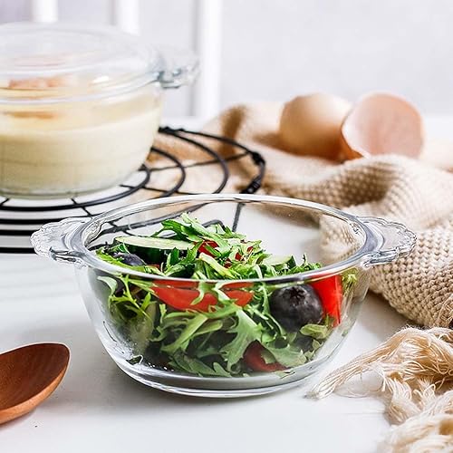 Alipis 1pièce Bol À Œufs Verre Avec Couvercle Récipient Pour Œufs Vapeur Pour Cuisine Maison Pour Desserts Vapeur Pendaison De Crémaillère - Nail Gallerys