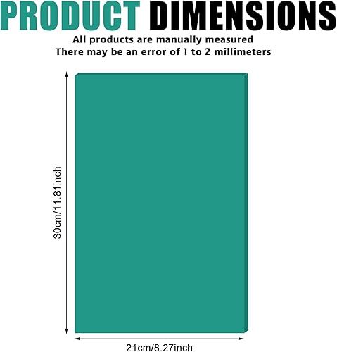 BAIFULAI Lot de 2 plaques de linoléum en caoutchouc souple - Format A4 - Vert - Pour tampons, travaux manuels et projets d'impression (21 x 30 cm) - Nail Gallerys