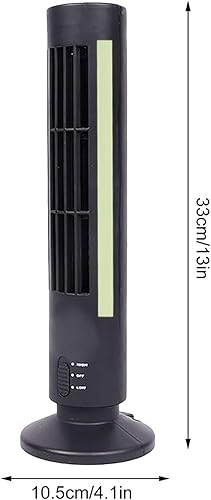 Ventilateur Colonne Silencieux | Ventilateur De La Tour | Refroidisseur D'air Portable Mince | Niveau De Vitesse 2 | Polyvalent | Pour Le Dortoir, La Maison, Les Voyages Et La Zone De Travail - Nail Gallerys