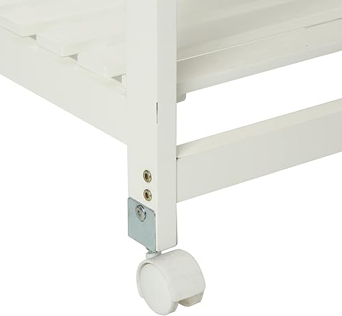 Atmosphera - Desserte de cuisine en bois et plateau inox - Nail Gallerys